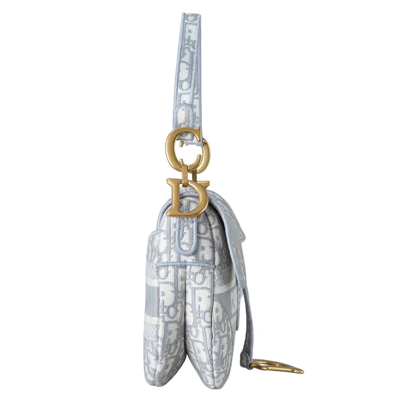 CHRISTIAN DIOR(USED)크리스찬디올 오블리크 새들백 미듐 & 스트랩